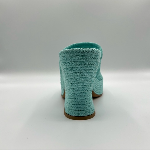 Bottega Veneta Women's Slide Platform Wedge Sandals Knit Fabric 40 - Picture 7 of 10